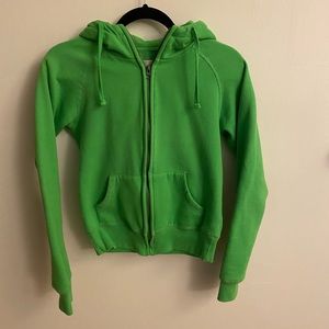 Green Urban Behaviour Zip Up Hoodie